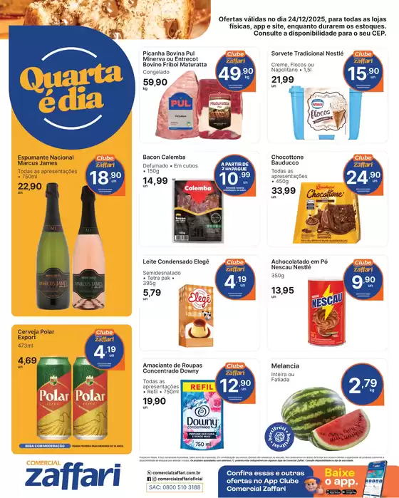 Catálogo Comercial Zaffari em Curitiba | QUARTA É DIA | 2025-12-24T00:00:00.000Z - 2025-12-24T00:00:00.000Z