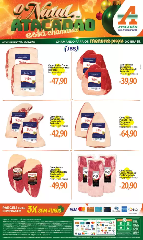 Catálogo Atacadão | Atacadão - Carnes | 2025-12-24T00:00:00.000Z - 2025-12-28T00:00:00.000Z