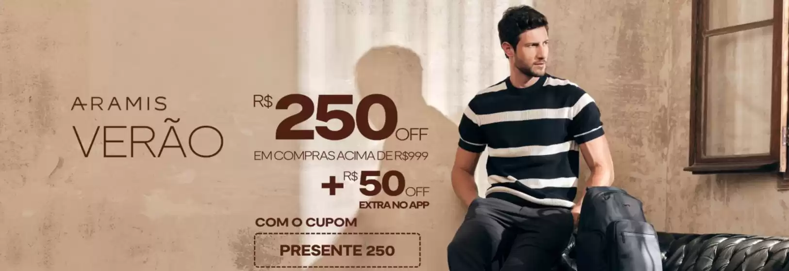 Catálogo Aramis em São Paulo | Ofertas Aramis | 2025-12-26T00:00:00.000Z - 2026-01-26T00:00:00.000Z