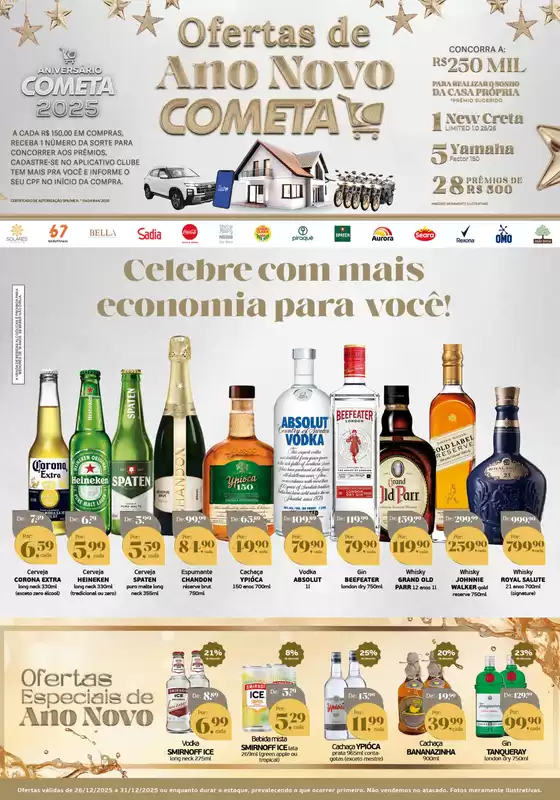 Catálogo Cometa Supermercados em Guarulhos | OFERTAS DE ANO NOVO | 2025-12-26T00:00:00.000Z - 2025-12-31T00:00:00.000Z