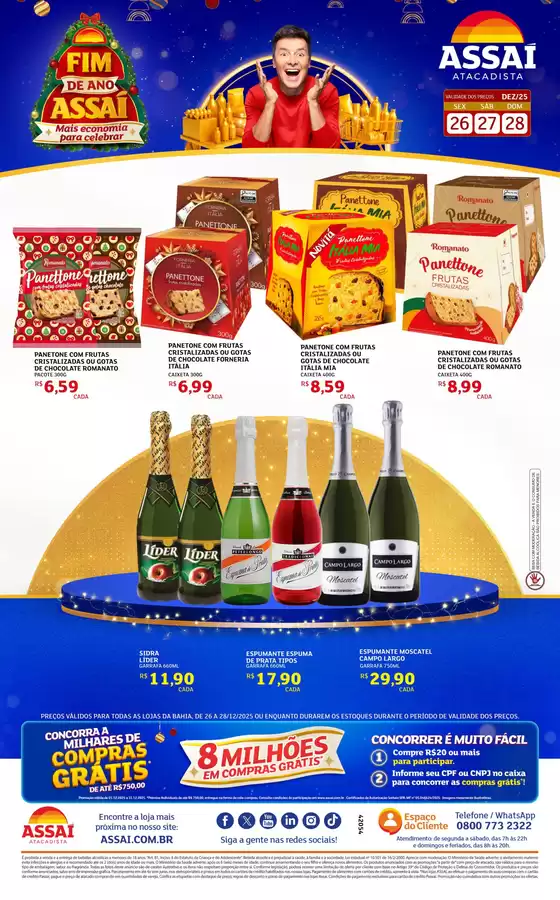 Catálogo Assaí Atacadista | Melhores ofertas para compradores econômicos | 2025-12-26T00:00:00.000Z - 2025-12-28T00:00:00.000Z
