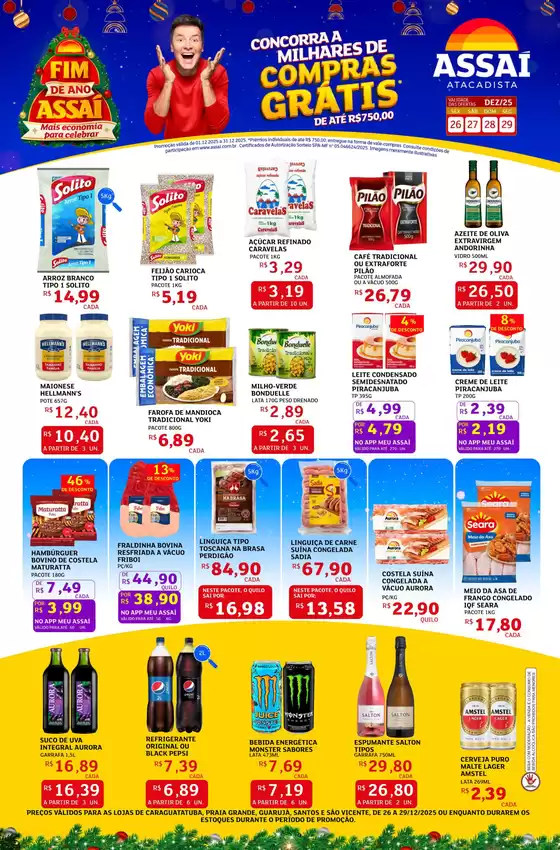 Catálogo Assaí Atacadista | Grandes descontos em produtos selecionados | 2025-12-26T00:00:00.000Z - 2025-12-29T00:00:00.000Z
