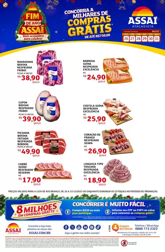 Catálogo Assaí Atacadista | Ótima oferta para caçadores de pechinchas | 2025-12-26T00:00:00.000Z - 2025-12-31T00:00:00.000Z