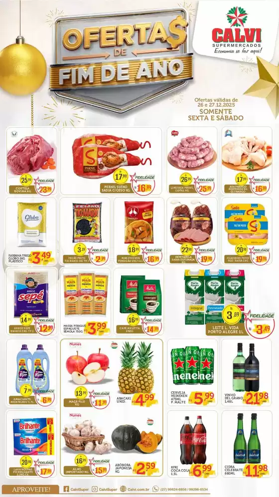 Catálogo Calvi Supermercados em Feira de Santana | Ofertas De Fim De Ano | 2025-12-26T00:00:00.000Z - 2025-12-27T00:00:00.000Z