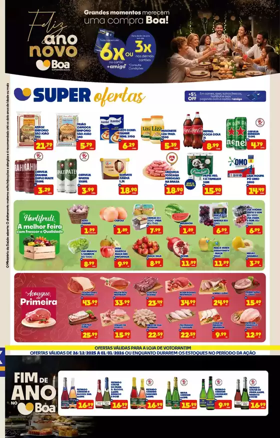 Catálogo Boa Supermercados | Feliz Ano Novo | 2025-12-26T00:00:00.000Z - 2026-01-01T00:00:00.000Z