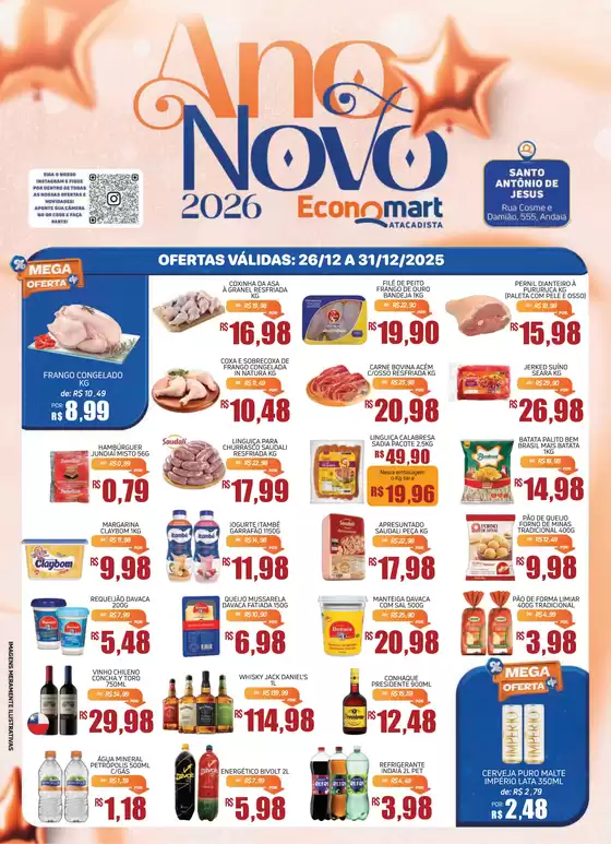 Catálogo Economart Atacadista | santo antonio de jesus semanal | 2025-12-26T00:00:00.000Z - 2025-12-31T00:00:00.000Z