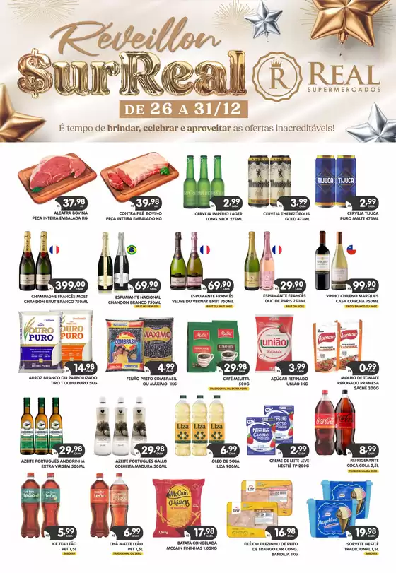 Catálogo Supermercados Real em Passo Fundo | Reveillon SupeReal  | 2025-12-26T00:00:00.000Z - 2025-12-31T00:00:00.000Z