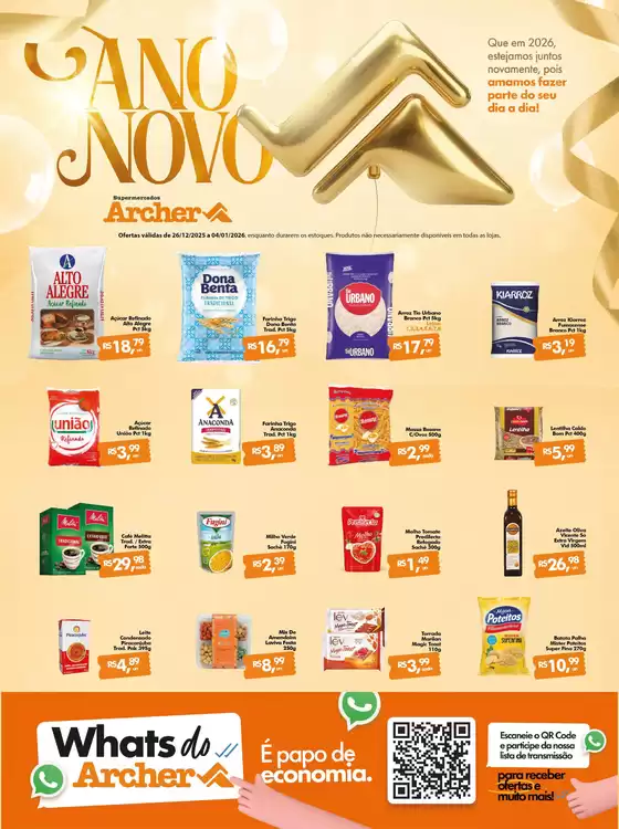 Catálogo Supermercados Archer em Anápolis | Ano Novo | 2025-12-26T00:00:00.000Z - 2026-01-04T00:00:00.000Z