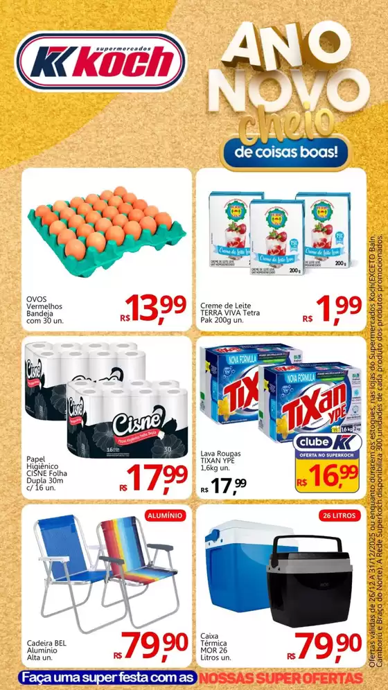 Catálogo Supermercados Koch em Anápolis | Ano Novo Cheio | 2025-12-26T00:00:00.000Z - 2025-12-31T00:00:00.000Z