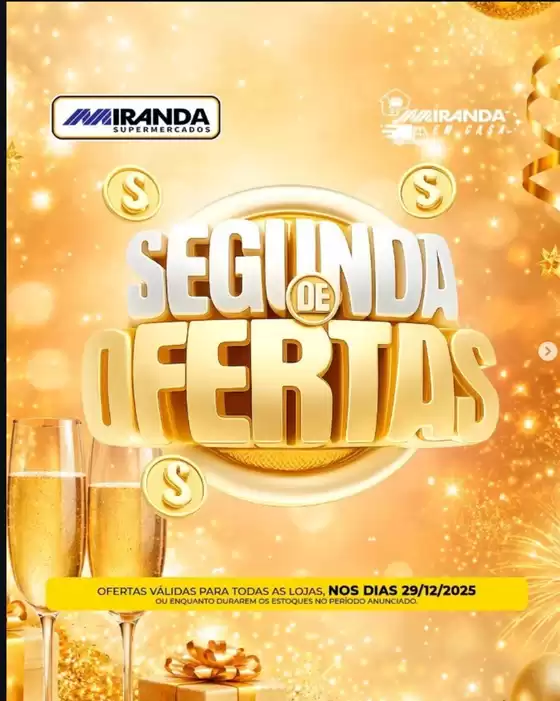 Catálogo Miranda Supermercados em Itu | Segunda De Ofertas | 2025-12-29T00:00:00.000Z - 2025-12-29T00:00:00.000Z