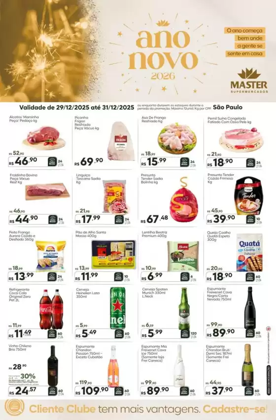 Catálogo Master Supermercados em Canoas | Ano Novo | 2025-12-29T00:00:00.000Z - 2025-12-31T00:00:00.000Z