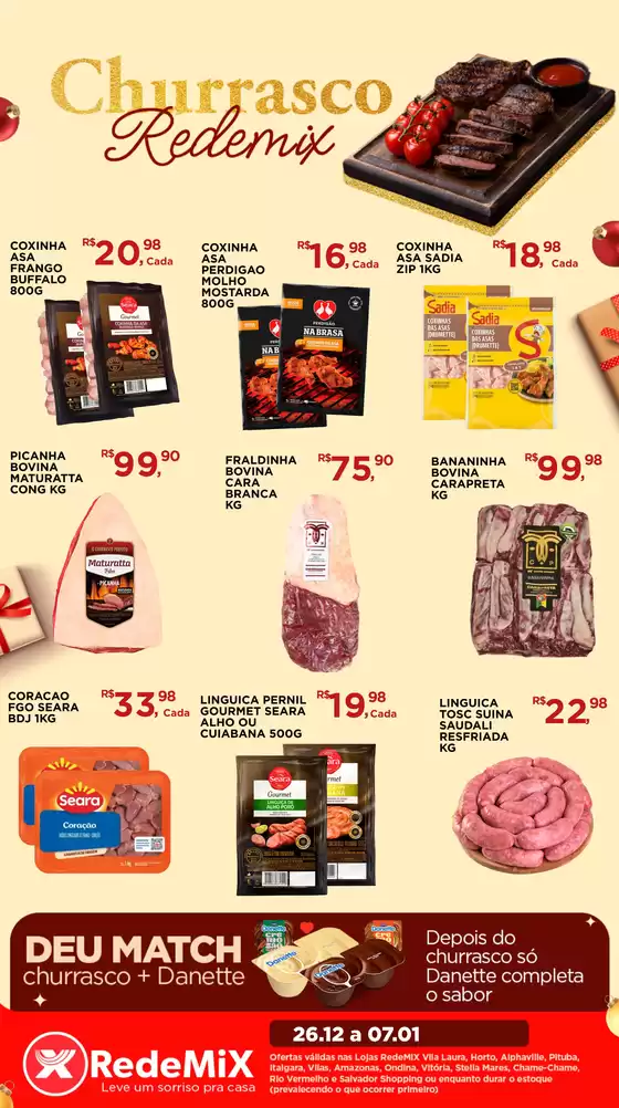 Catálogo Rede Mix em Juiz de Fora | Churrasco Redemix | 2025-12-29T00:00:00.000Z - 2026-01-07T00:00:00.000Z
