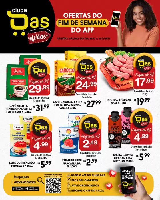 Catálogo Rede DAS em Juiz de Fora | Ofertas Do Fim De Semana Do App | 2025-12-29T00:00:00.000Z - 2025-12-31T00:00:00.000Z