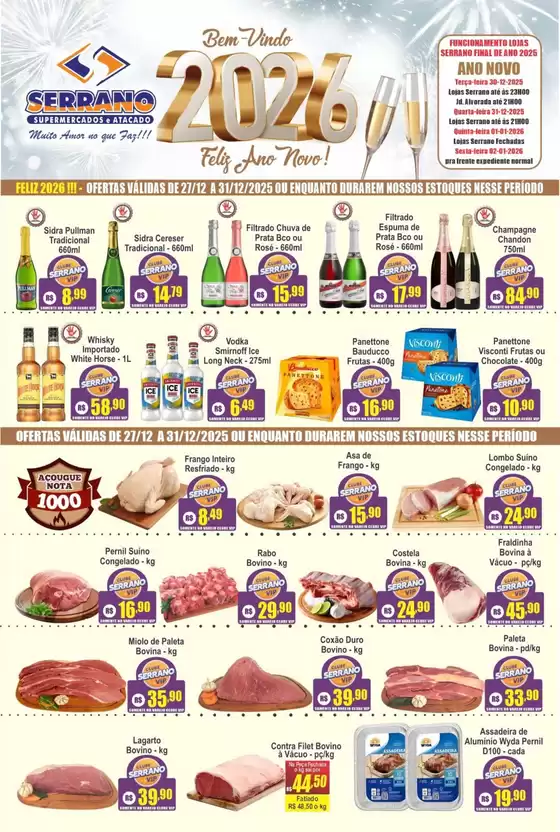 Catálogo Serrano Supermercado | Encarte Serrano Supermercado | 2025-12-27T00:00:00.000Z - 2025-12-31T00:00:00.000Z