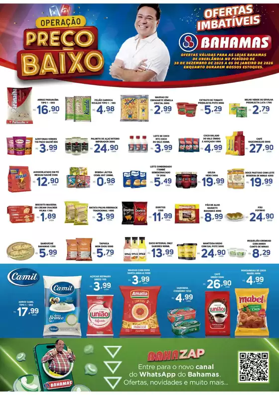 Catálogo Bahamas Supermercados em Juiz de Fora | Operação Preço Baixo | 2025-12-30T00:00:00.000Z - 2026-01-05T00:00:00.000Z