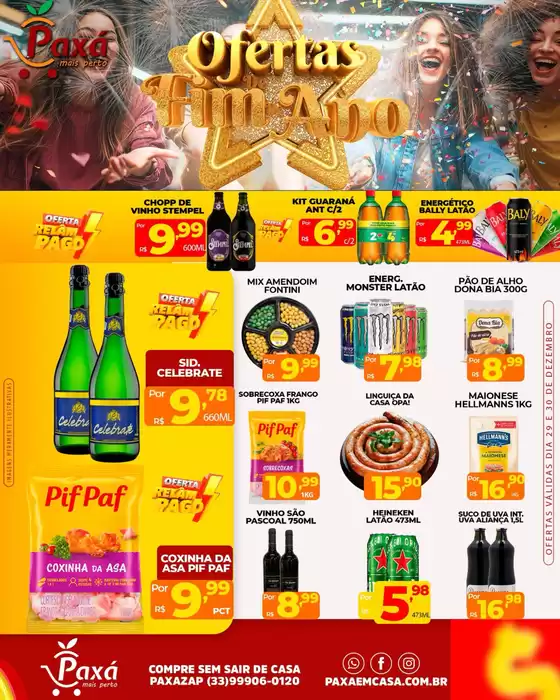 Catálogo Paxá Supermercados em Sete Lagoas | OFERTAS Fim Ano  | 2025-12-30T00:00:00.000Z - 2025-12-30T00:00:00.000Z