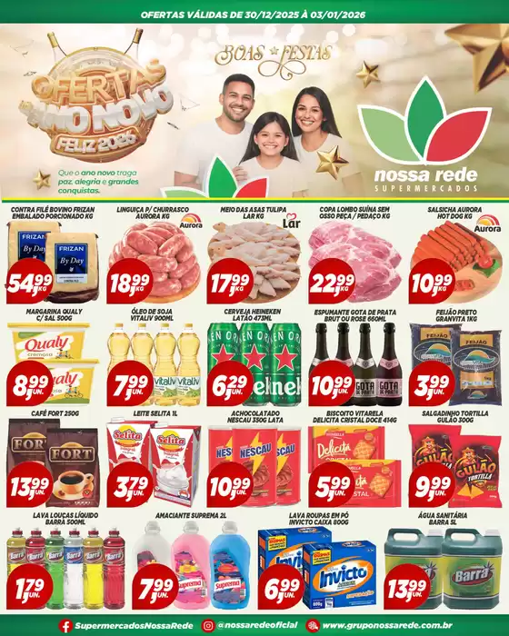 Catálogo Nossa Rede Supermercados em Indaiatuba | Ofertas de Ano Novo | 2025-12-30T00:00:00.000Z - 2026-01-03T00:00:00.000Z