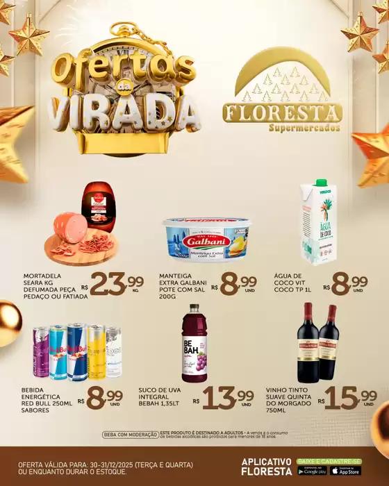 Catálogo Floresta Supermercados em Pindamonhangaba | Ofertas da Virada | 2025-12-30T00:00:00.000Z - 2025-12-31T00:00:00.000Z