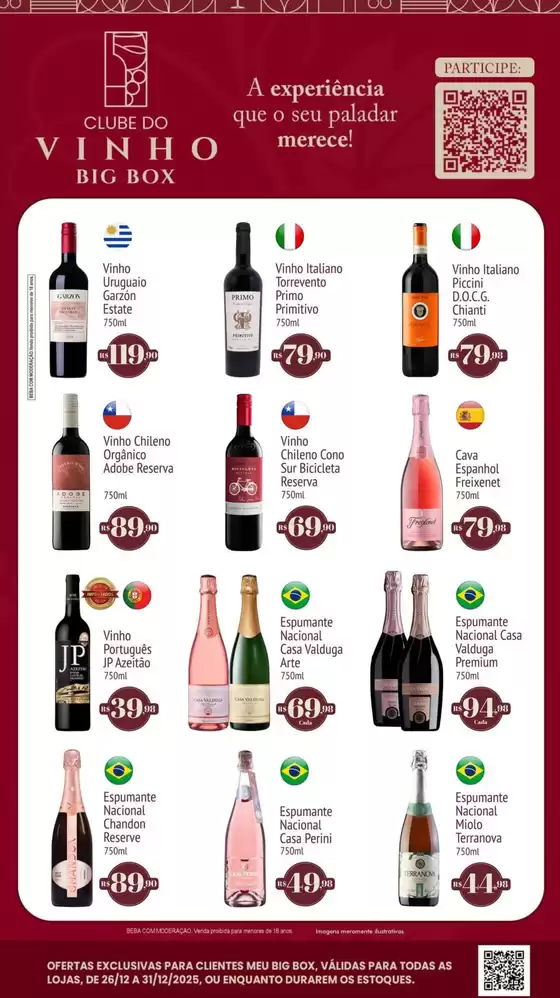 Catálogo Big Box em Bauru | Clube Do Vinho | 2025-12-30T00:00:00.000Z - 2025-12-31T00:00:00.000Z