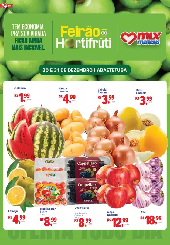 Catálogo Supermercados Mateus em Sorocaba | Feirão do Hortifruti | 2025-12-30T00:00:00.000Z - 2025-12-31T00:00:00.000Z