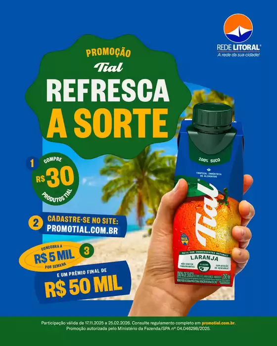 Catálogo Rede Litoral de Supermercados em Sorocaba | Ofertas | 2025-12-30T00:00:00.000Z - 2026-02-25T00:00:00.000Z