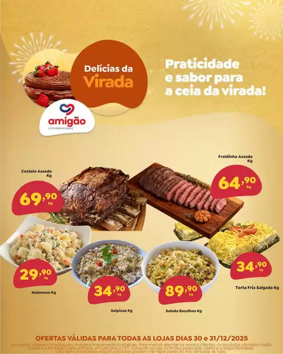 Catálogo Amigão Supermercados em São Caetano do Sul | Delícias de Virada | 2025-12-31T00:00:00.000Z - 2025-12-31T00:00:00.000Z