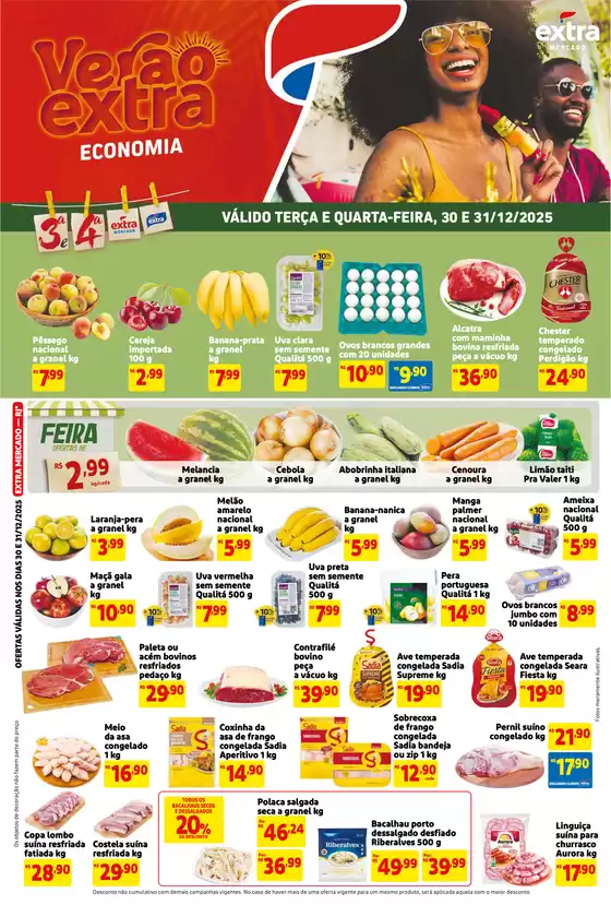 Catálogo Mercado Extra em Santo André | Ótima oferta para caçadores de pechinchas | 2025-12-30T00:00:00.000Z - 2025-12-31T00:00:00.000Z