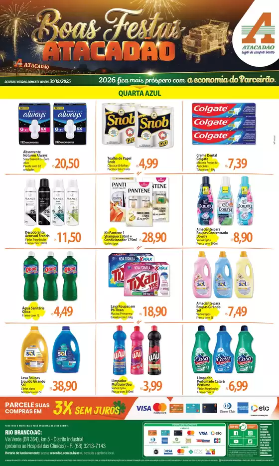 Catálogo Atacadão em Carmo do Cajuru | Atacadão - Quarta Azul | 2025-12-31T00:00:00.000Z - 2025-12-31T00:00:00.000Z