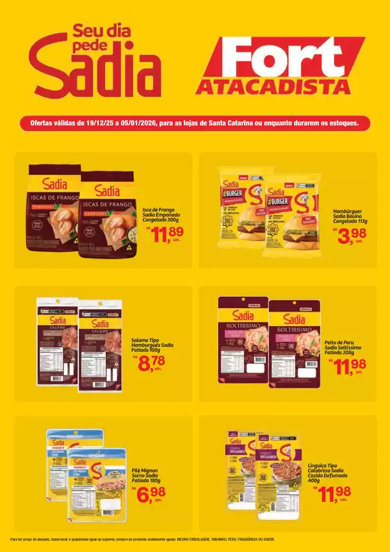 Catálogo Fort Atacadista em Sumaré | SC Fort BRF 19 a 05 DEZ JAN 25 26 | 2025-12-19T00:00:00.000Z - 2026-01-05T00:00:00.000Z