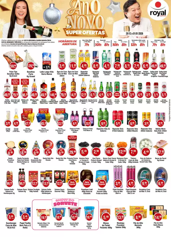 Catálogo Royal Supermercados em Caruaru | Promoções especiais em andamento | 2025-12-29T00:00:00.000Z - 2026-01-01T00:00:00.000Z