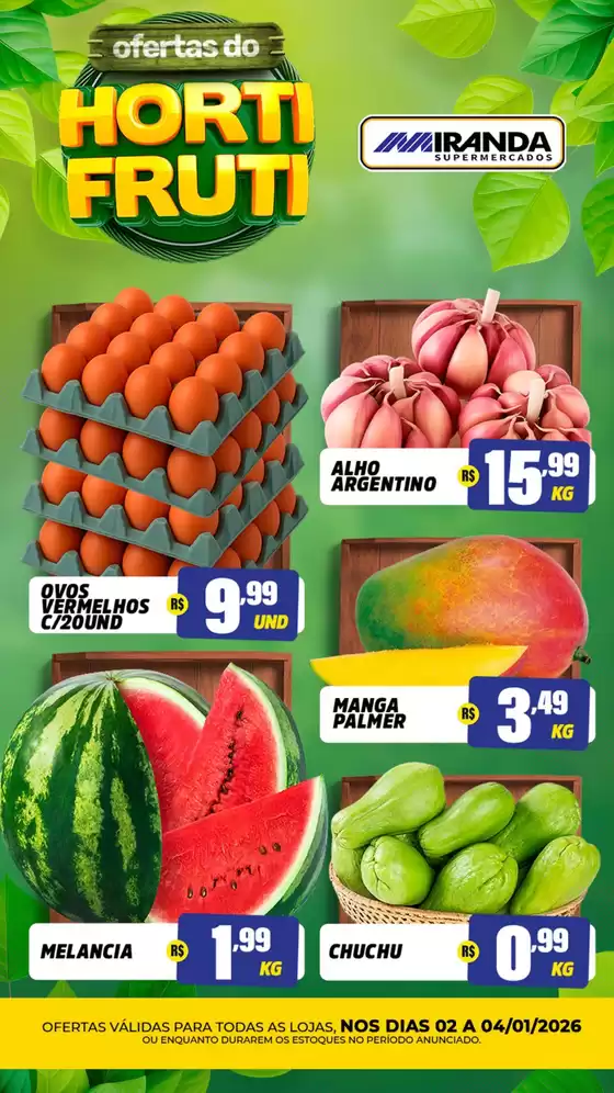 Catálogo Miranda Supermercados em Limeira | Verão De Ofertas | 2026-01-02T00:00:00.000Z - 2026-01-03T00:00:00.000Z