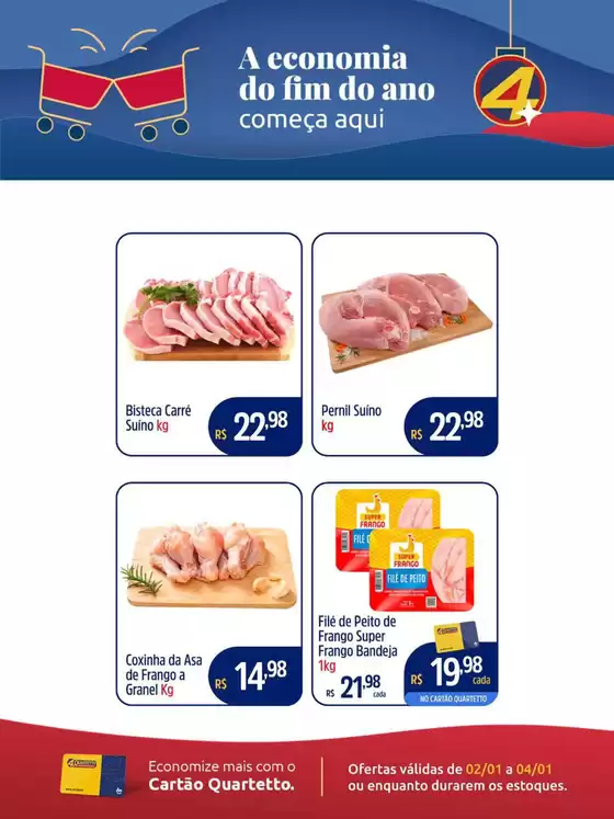 Catálogo Quartetto Supermercados | Encarte Quartetto Supermercados | 2026-02-01T00:00:00.000Z - 2026-04-01T00:00:00.000Z