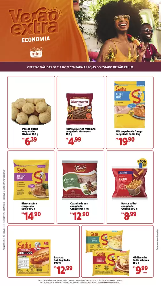 Catálogo Mini Extra | Ofertas especiais atraentes para todos | 2026-01-02T00:00:00.000Z - 2026-01-08T00:00:00.000Z