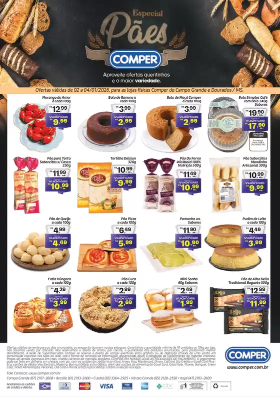 Catálogo Comper em Sorocaba | Especial Pães | 2026-01-02T00:00:00.000Z - 2026-01-04T00:00:00.000Z