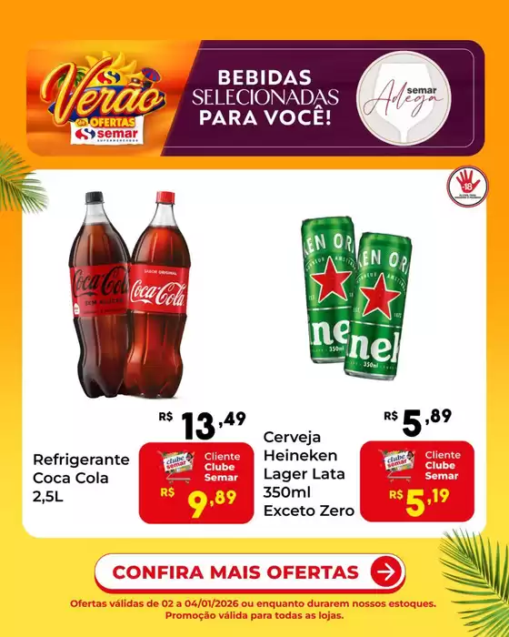Catálogo Semar Supermercado em São Bernardo do Campo | Semar Supermercados | 2026-01-02T00:00:00.000Z - 2026-01-04T00:00:00.000Z