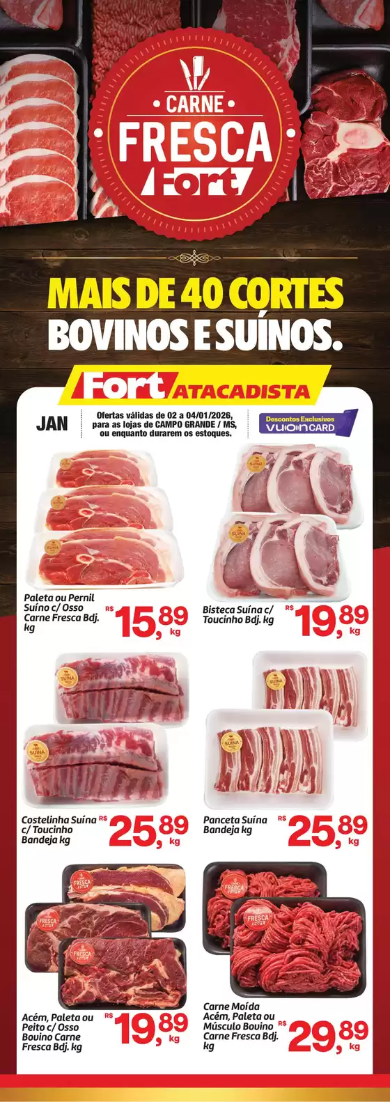 Catálogo Fort Atacadista em Rio de Janeiro | MS | 2026-01-02T00:00:00.000Z - 2026-01-04T00:00:00.000Z