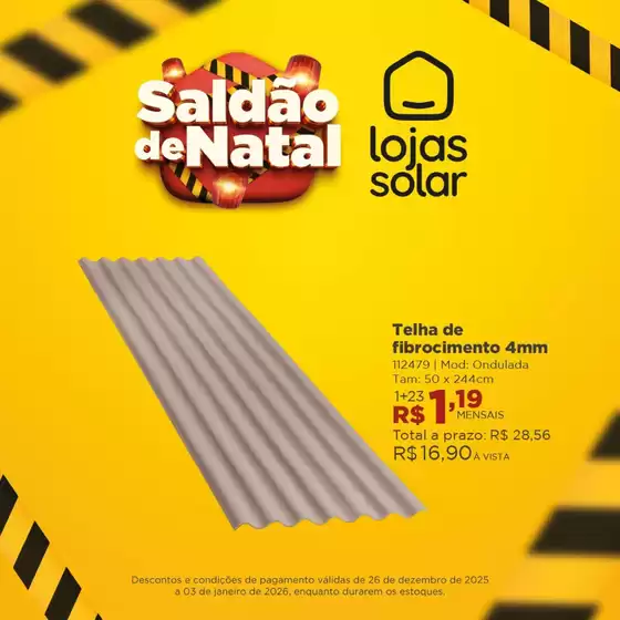Catálogo Lojas Solar em São Bernardo do Campo | Nossas melhores pechinchas | 2025-12-26T00:00:00.000Z - 2026-01-03T00:00:00.000Z