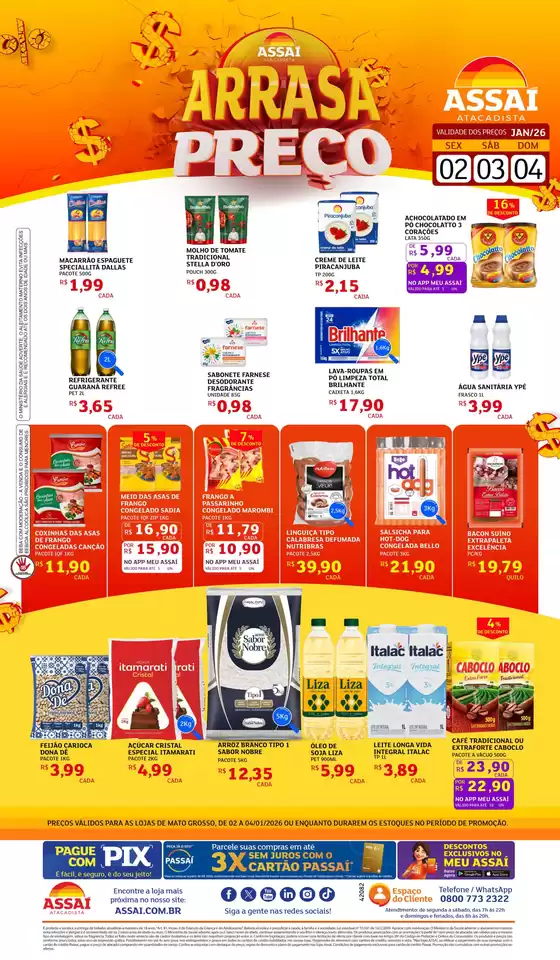 Catálogo Assaí Atacadista em Birigui | Ampla seleção de ofertas | 2026-01-02T00:00:00.000Z - 2026-01-04T00:00:00.000Z