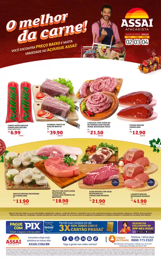Catálogo Assaí Atacadista em Birigui | Melhores ofertas e descontos | 2026-01-02T00:00:00.000Z - 2026-01-04T00:00:00.000Z