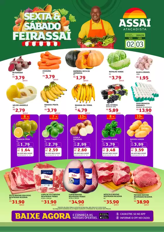 Catálogo Assaí Atacadista em Birigui | Ofertas exclusivas para nossos clientes | 2026-01-02T00:00:00.000Z - 2026-01-03T00:00:00.000Z