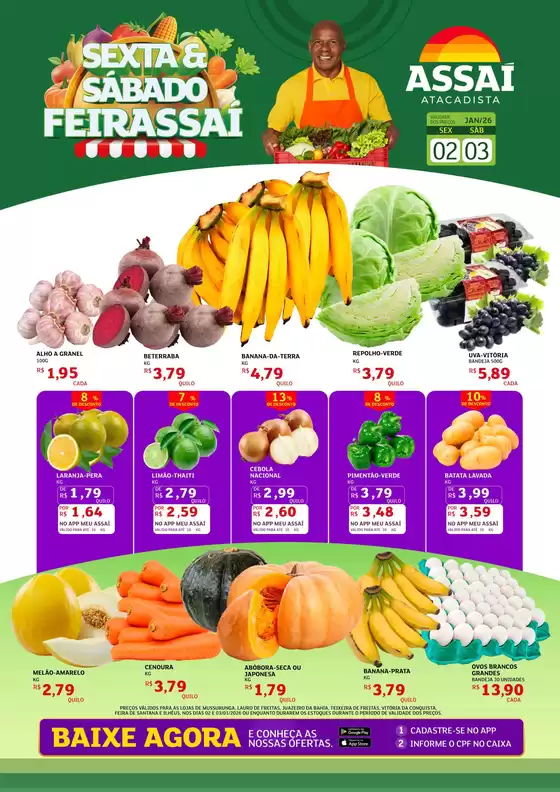 Catálogo Assaí Atacadista em Birigui | Ofertas especiais para você | 2026-01-02T00:00:00.000Z - 2026-01-03T00:00:00.000Z