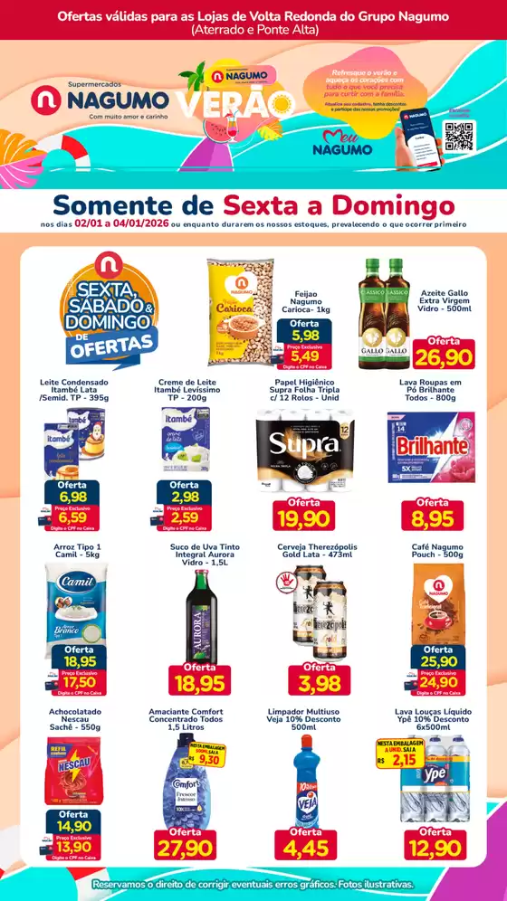 Catálogo Nagumo | Melhores ofertas para todos os caçadores de pechinchas | 2026-01-02T00:00:00.000Z - 2026-01-04T00:00:00.000Z