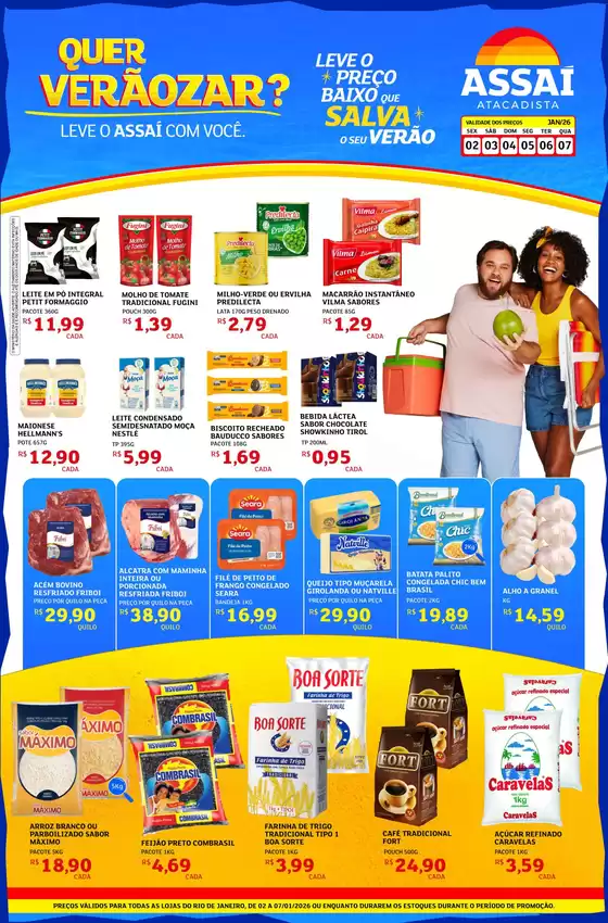 Catálogo Assaí Atacadista em Nova Iguaçu | Ótima oferta para todos os clientes | 2026-01-02T00:00:00.000Z - 2026-01-07T00:00:00.000Z