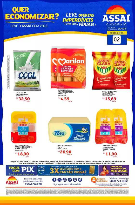 Catálogo Assaí Atacadista em Birigui | Pechinchas e ofertas atuais | 2026-01-02T00:00:00.000Z - 2026-01-02T00:00:00.000Z