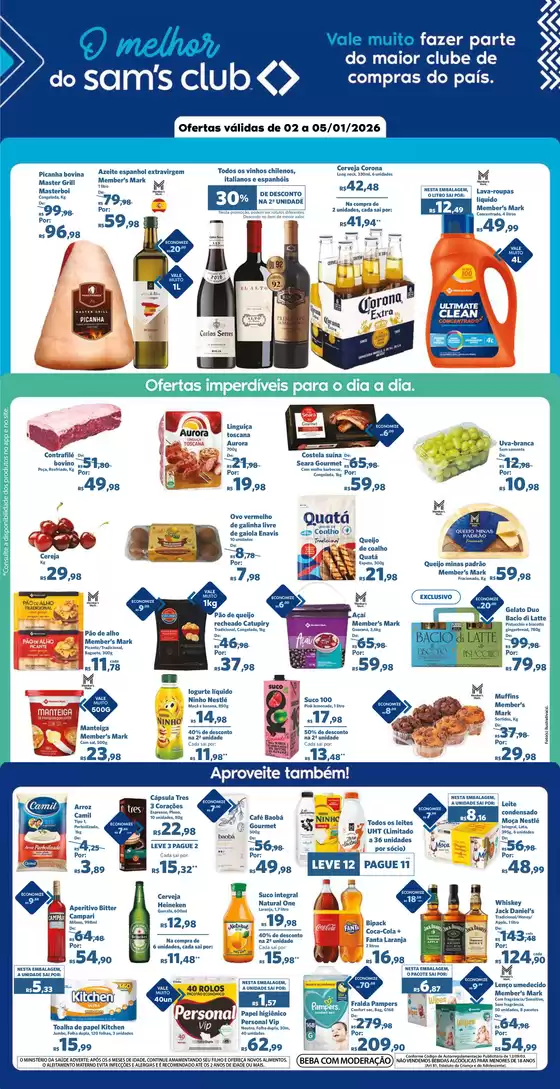 Catálogo Sam's Club em Porto Alegre | Ampla seleção de ofertas | 2026-01-02T00:00:00.000Z - 2026-01-05T00:00:00.000Z
