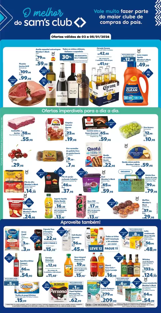 Catálogo Sam's Club em Porto Alegre | Descontos e promoções | 2026-01-02T00:00:00.000Z - 2026-01-05T00:00:00.000Z