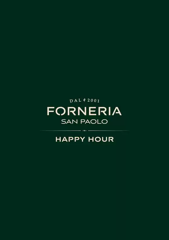 Catálogo Forneria San Paolo em Sete Lagoas | Menu Forneria Happy Hour | 2026-01-05T00:00:00.000Z - 2026-02-05T00:00:00.000Z