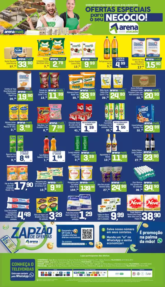 Catálogo Arena Atacado em São Bernardo do Campo | Jornal ofertas | 2026-01-05T00:00:00.000Z - 2026-01-08T00:00:00.000Z
