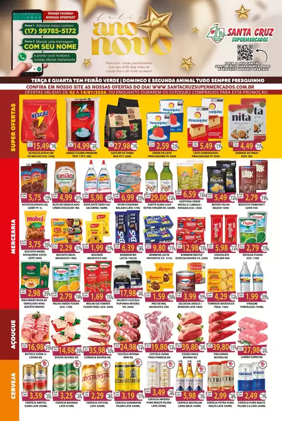 Catálogo Santa Cruz Supermercados em São Bernardo do Campo | Ano Novo | 2026-01-05T00:00:00.000Z - 2026-01-14T00:00:00.000Z
