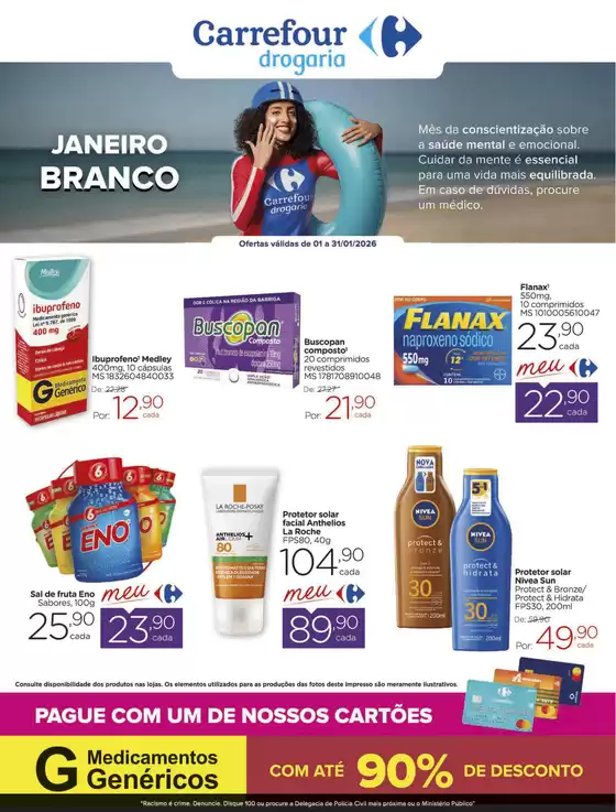 Catálogo Drogarias Carrefour em Santo André | DROGARIA | 2026-01-05T00:00:00.000Z - 2026-01-31T00:00:00.000Z
